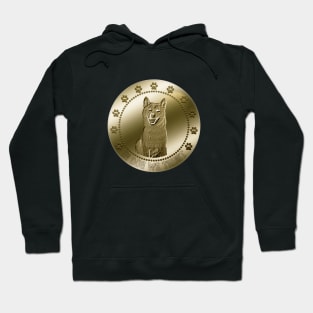 Funny Akita Coin Digital Art Hoodie